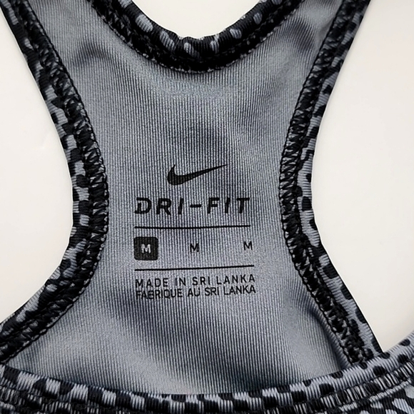 ⭐️2/ $30⭐️ Nike Girls Sports Bra Black Racerback Size M - Picture 5 of 7
